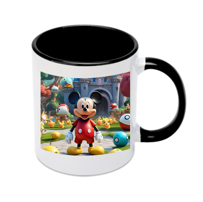（画像用） ミッキーマウス Mickey Mouse カラーマグカップ