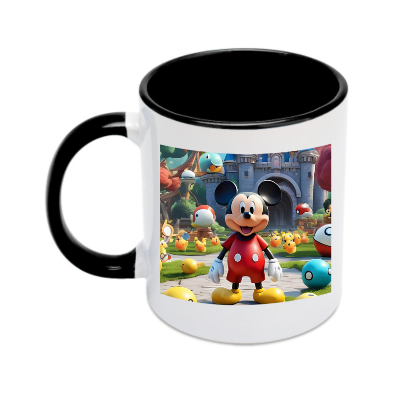 （画像用） ミッキーマウス Mickey Mouse カラーマグカップ