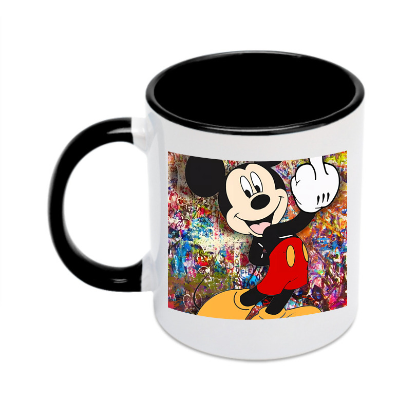 （画像用） ミッキーマウス Mickey Mouse カラーマグカップ