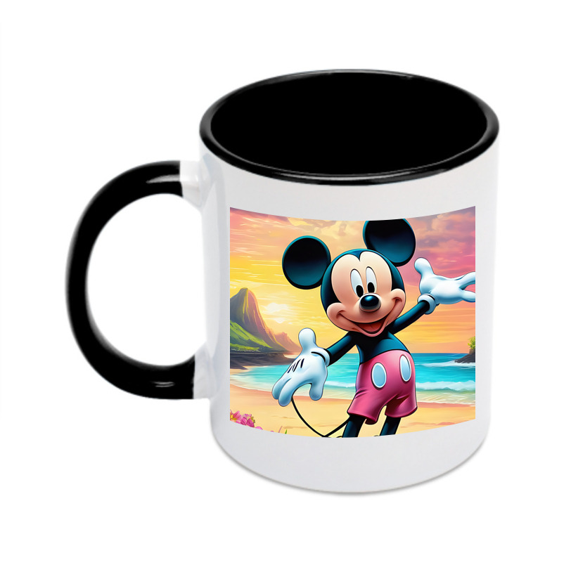 （画像用） ミッキーマウス Mickey Mouse カラーマグカップ