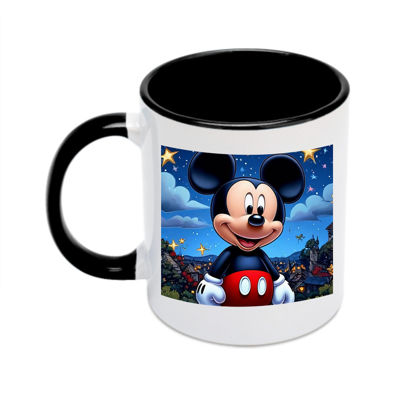 （画像用） ミッキーマウス Mickey Mouse カラーマグカップ