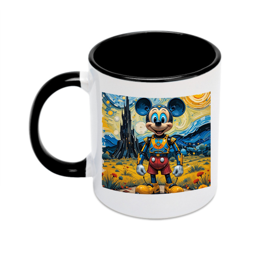 （画像用） ミッキーマウス Mickey Mouse カラーマグカップ