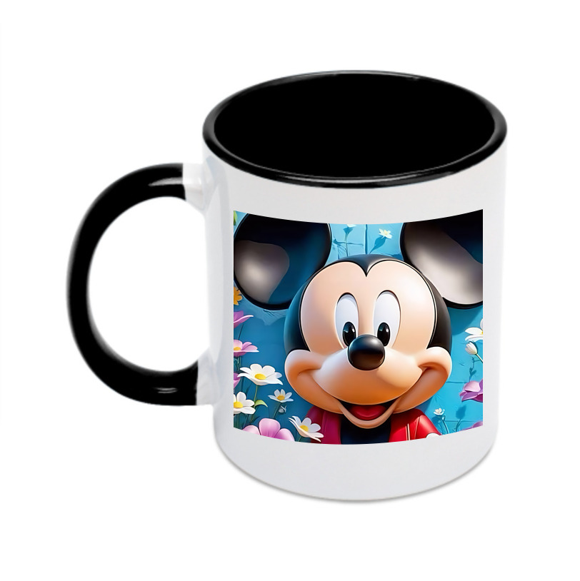 （画像用） ミッキーマウス Mickey Mouse カラーマグカップ