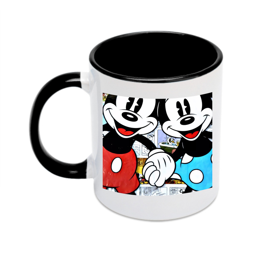 （画像用） ミッキーマウス Mickey Mouse カラーマグカップ