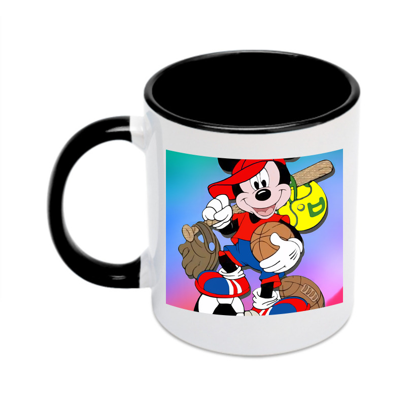 （画像用） ミッキーマウス Mickey Mouse カラーマグカップ