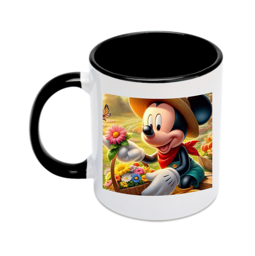（画像用） ミッキーマウス Mickey Mouse カラーマグカップ