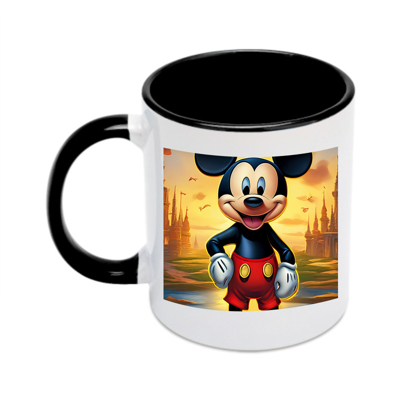 （画像用） ミッキーマウス Mickey Mouse カラーマグカップ