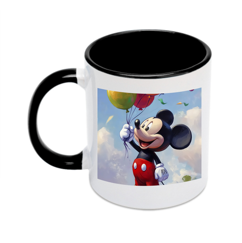 （画像用） ミッキーマウス Mickey Mouse カラーマグカップ