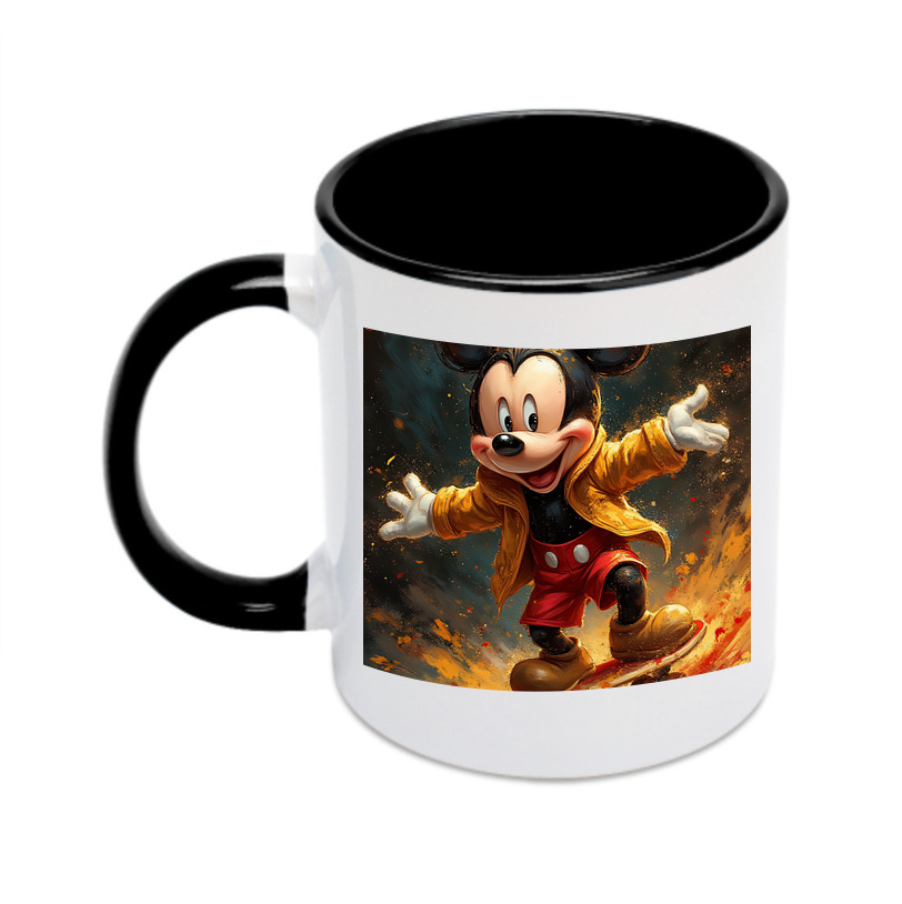 （画像用） ミッキーマウス Mickey Mouse カラーマグカップ