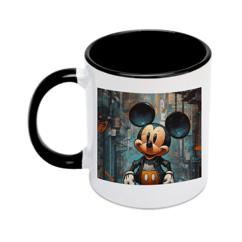 （画像用） ミッキーマウス Mickey Mouse カラーマグカップ