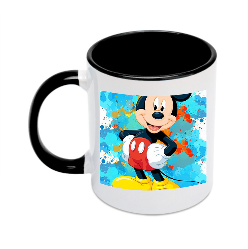 （画像用） ミッキーマウス Mickey Mouse カラーマグカップ