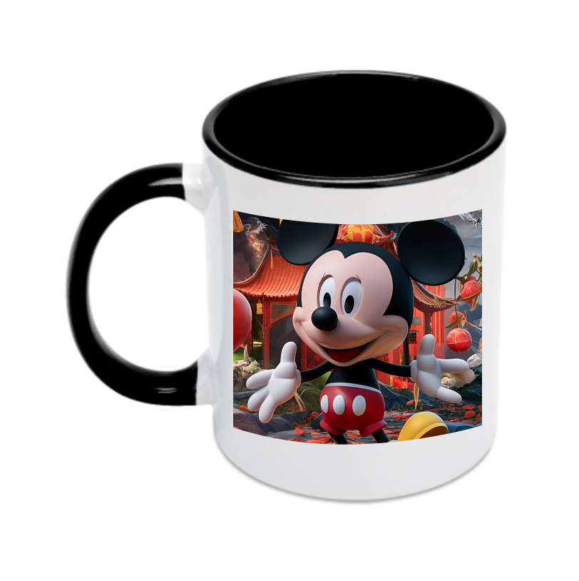 （画像用） ミッキーマウス Mickey Mouse カラーマグカップ