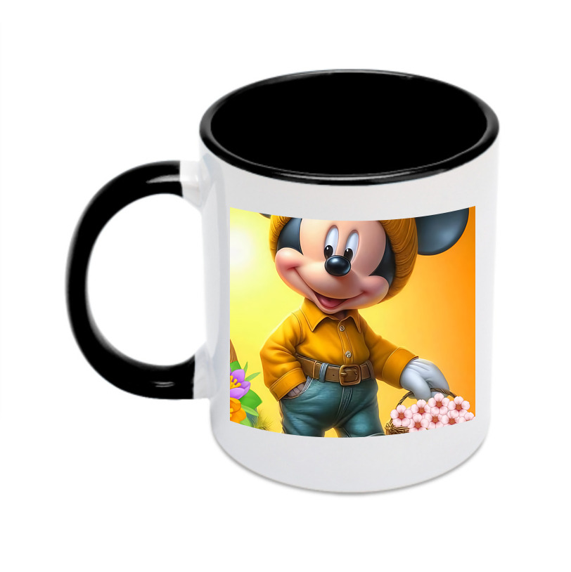 （画像用） ミッキーマウス Mickey Mouse カラーマグカップ