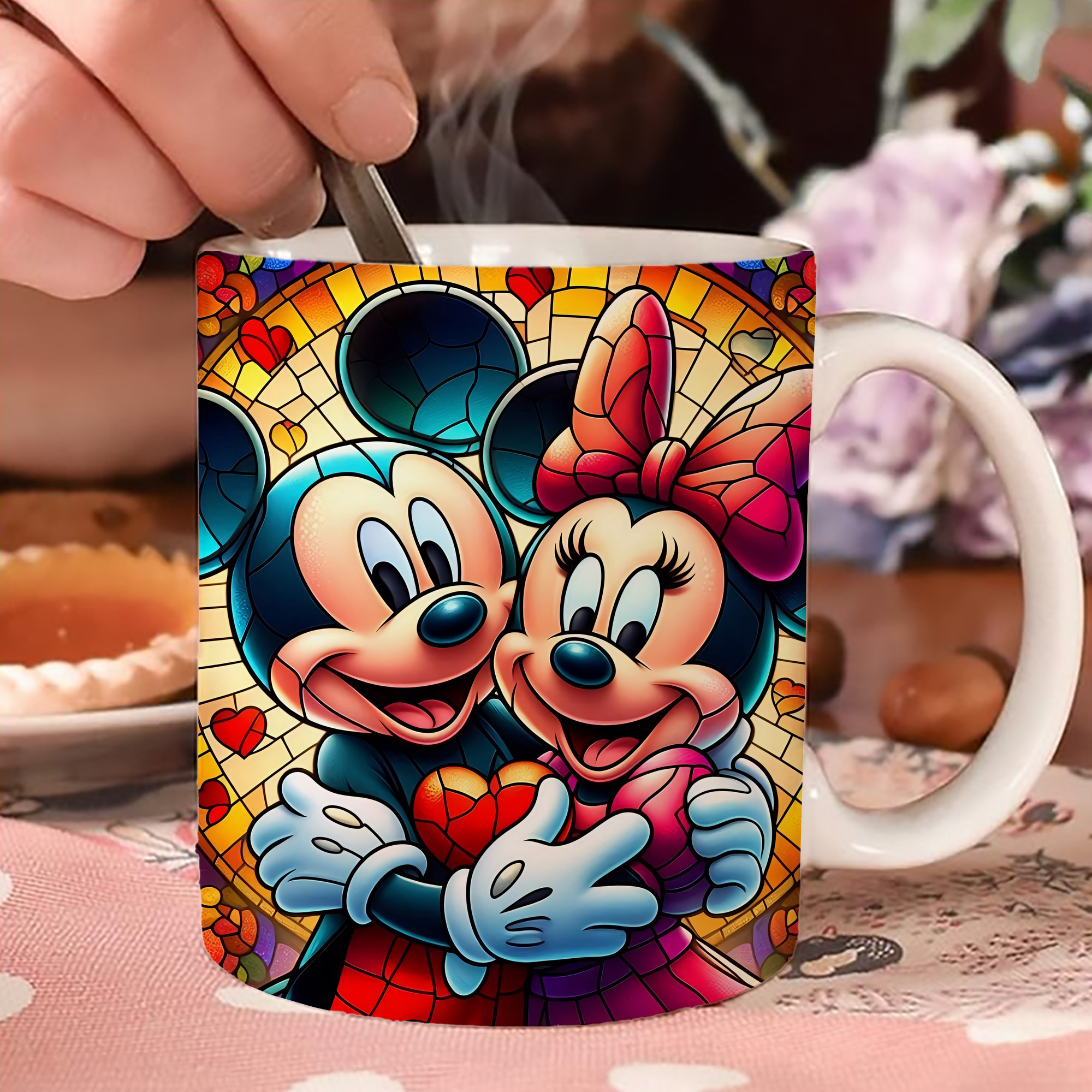 ミッキーマウス Mickey Mouse 温度変色マグカップ