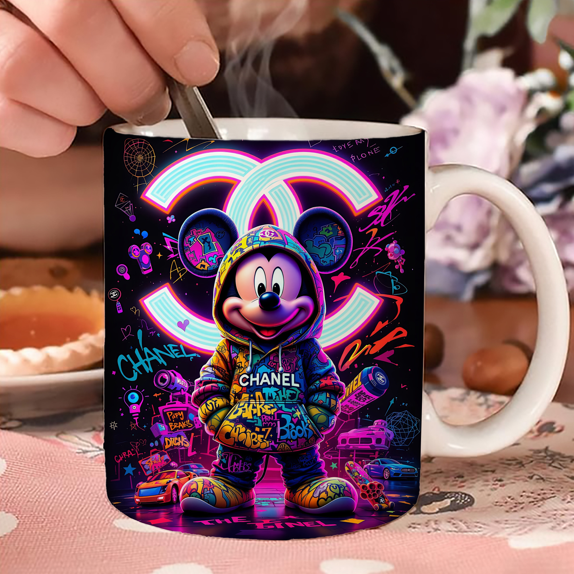 ミッキーマウス Mickey Mouse 温度変色マグカップ