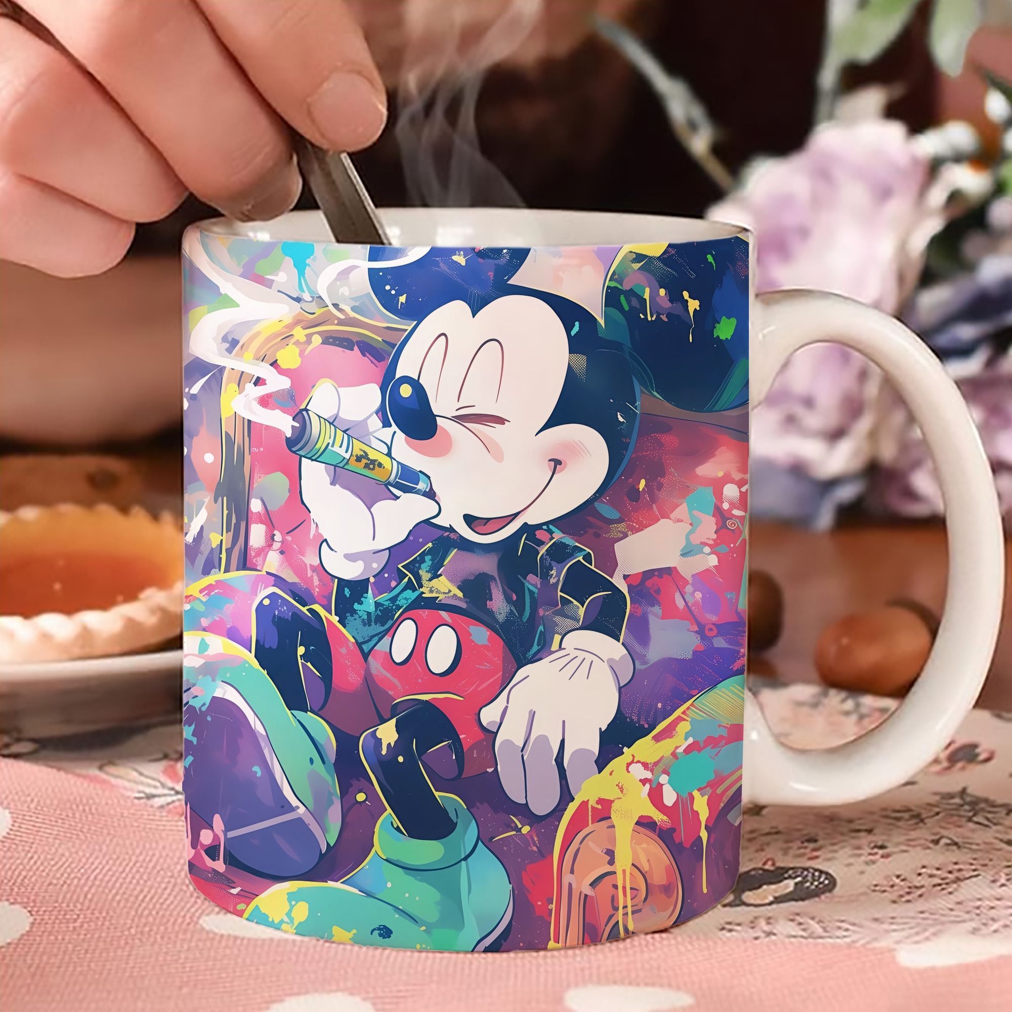 ミッキーマウス Mickey Mouse 温度変色マグカップ