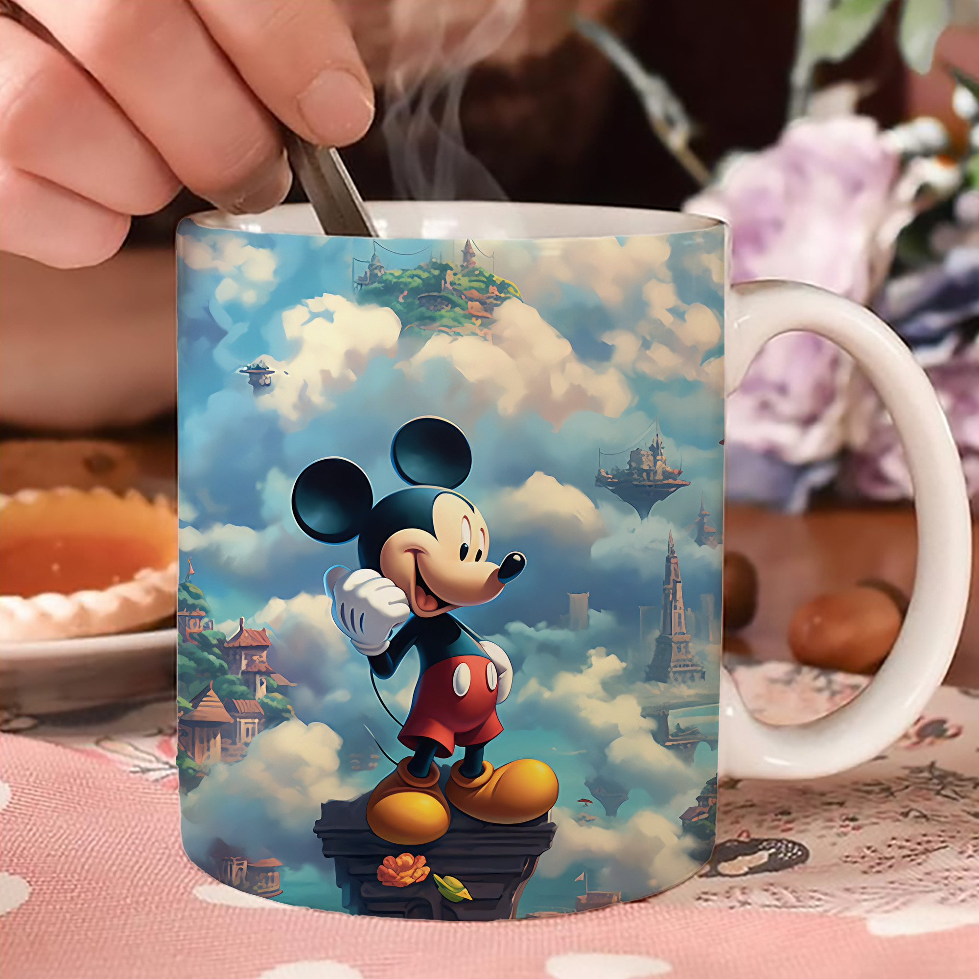 ミッキーマウス Mickey Mouse 温度変色マグカップ