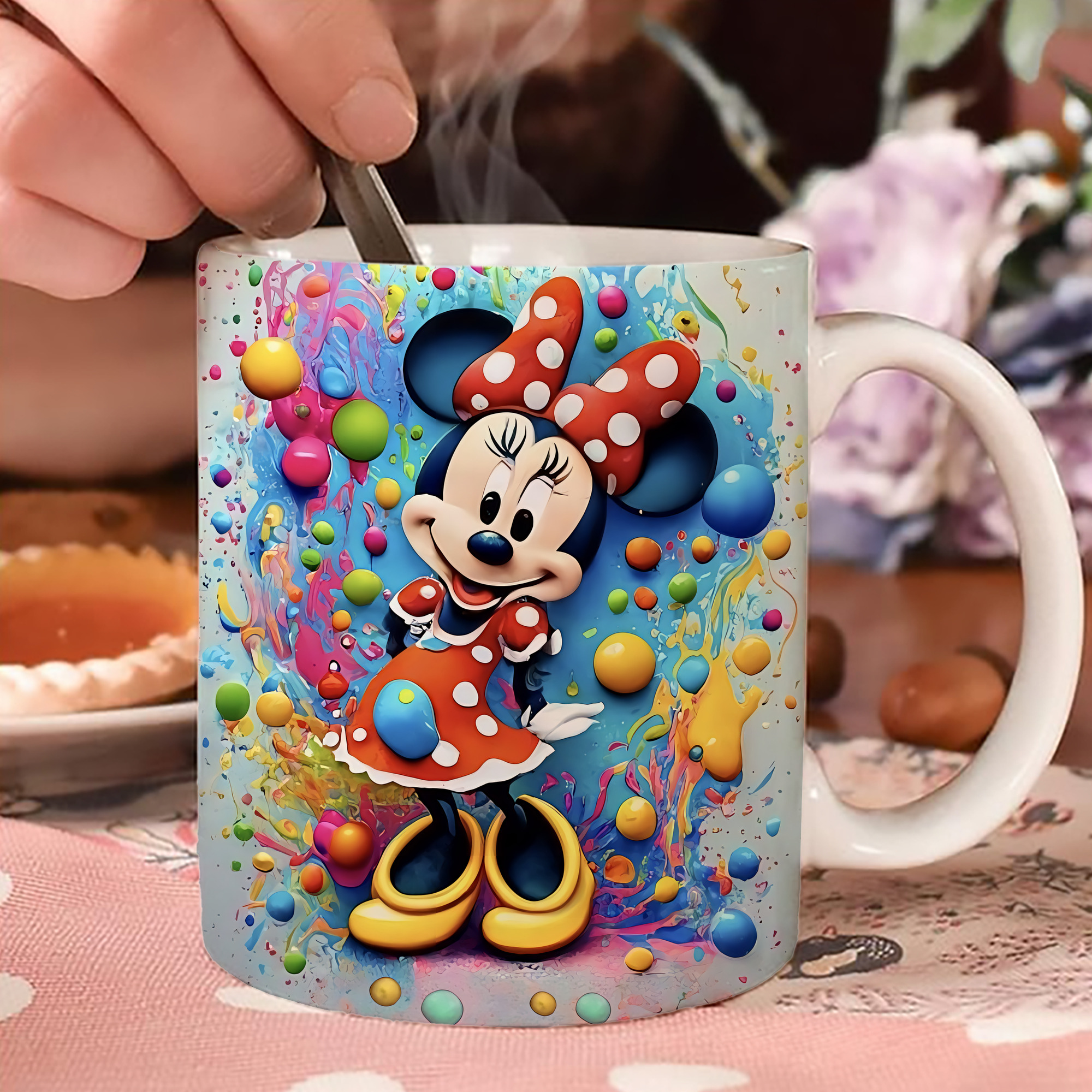 ミッキーマウス Mickey Mouse 温度変色マグカップ