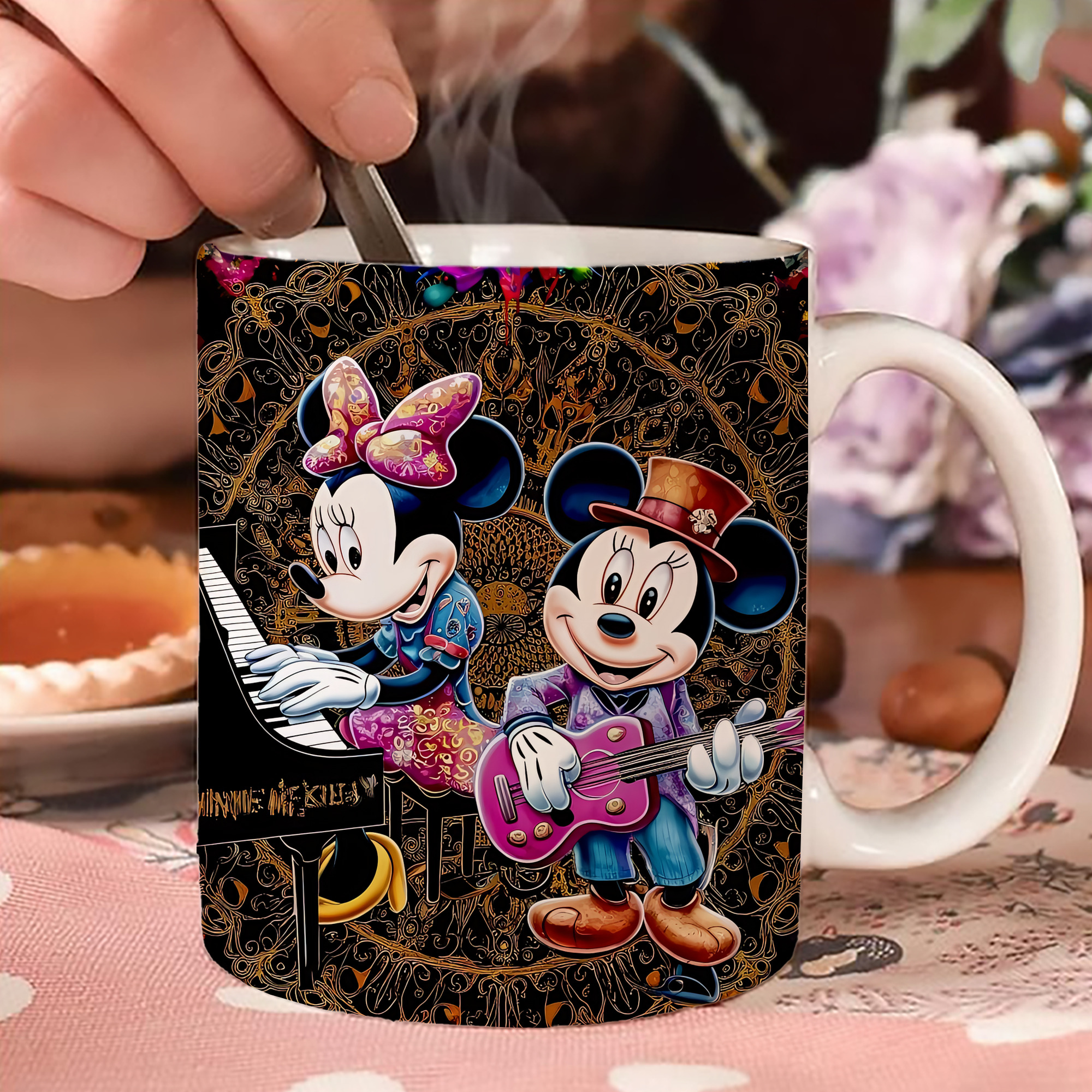 ミッキーマウス Mickey Mouse 温度変色マグカップ