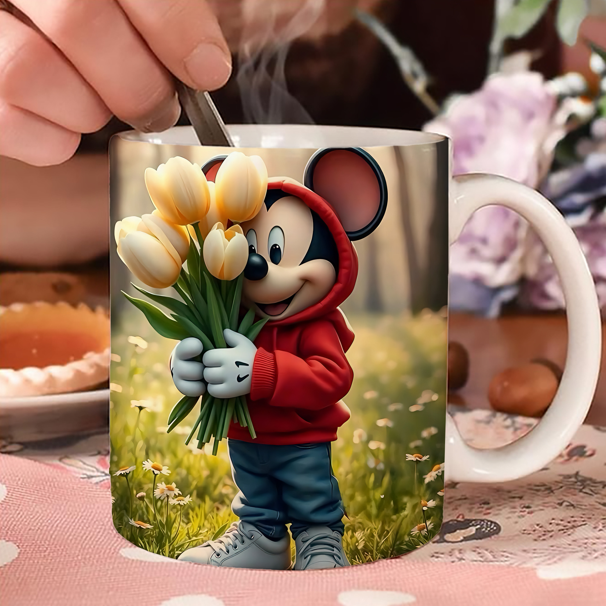 ミッキーマウス Mickey Mouse 温度変色マグカップ