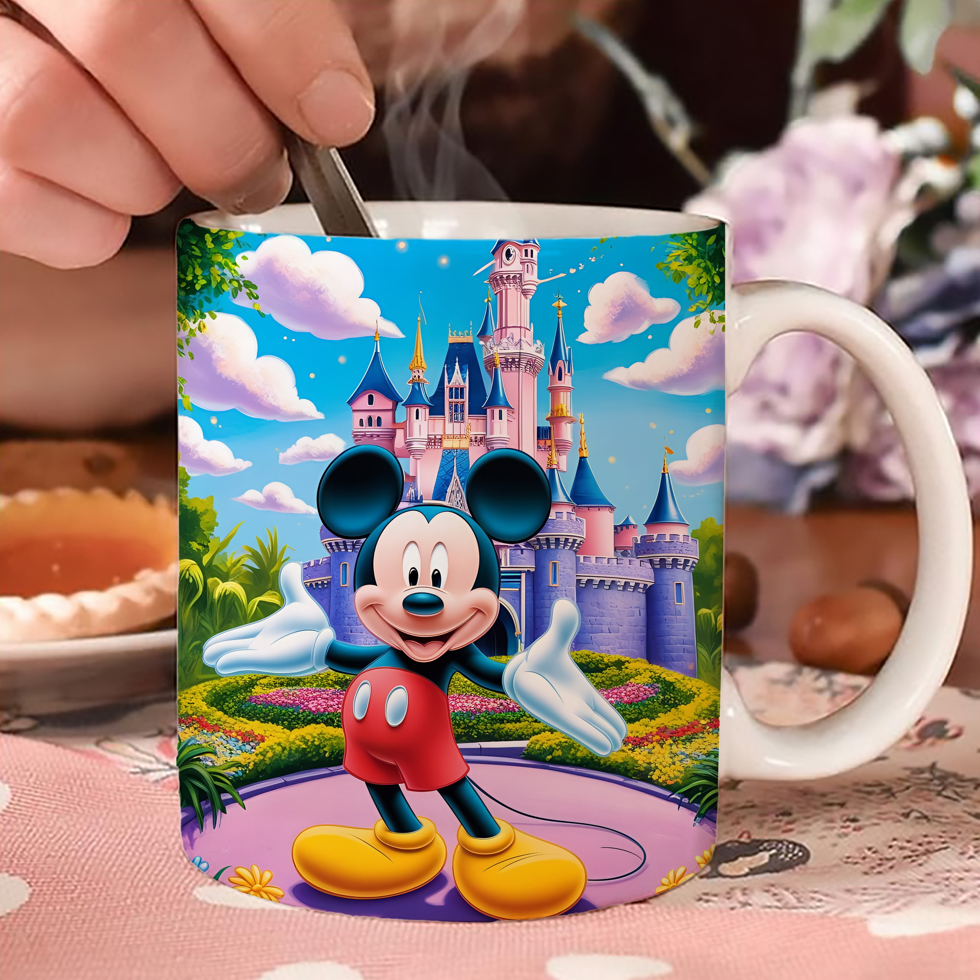 ミッキーマウス Mickey Mouse 温度変色マグカップ