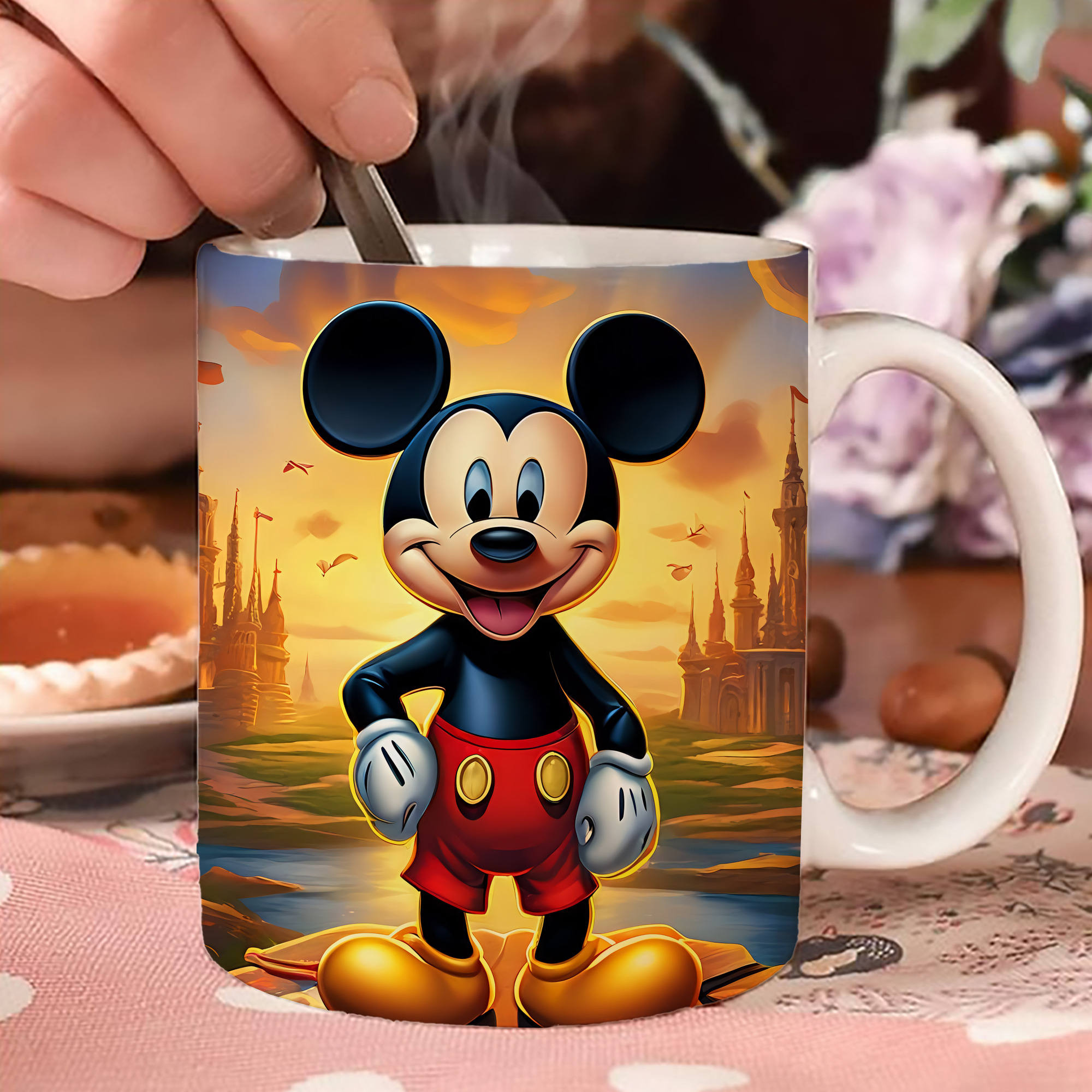 ミッキーマウス Mickey Mouse 温度変色マグカップ