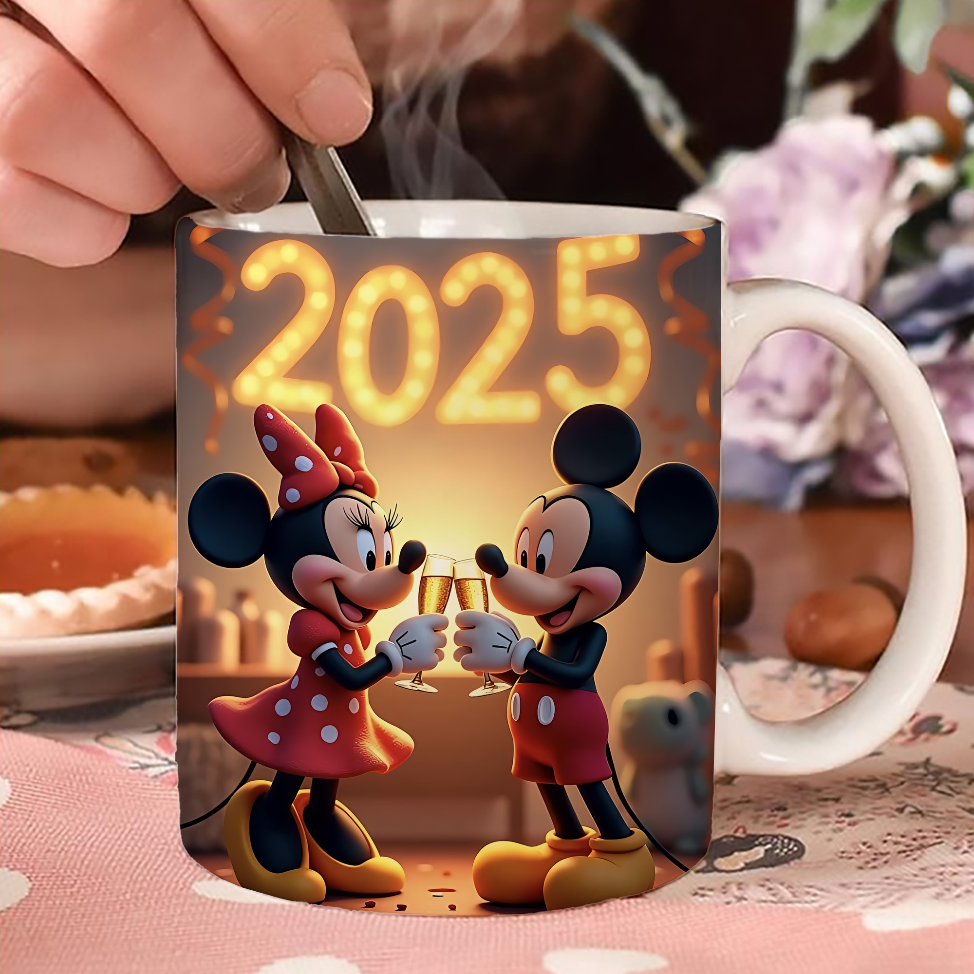 ミッキーマウス Mickey Mouse 温度変色マグカップ