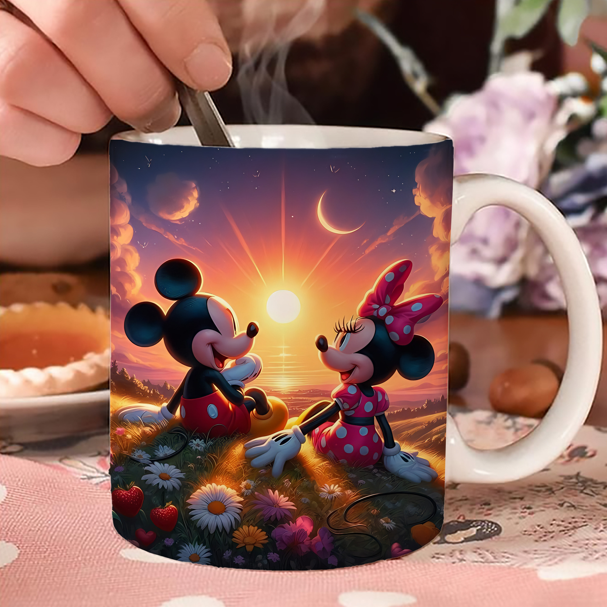 ミッキーマウス Mickey Mouse 温度変色マグカップ