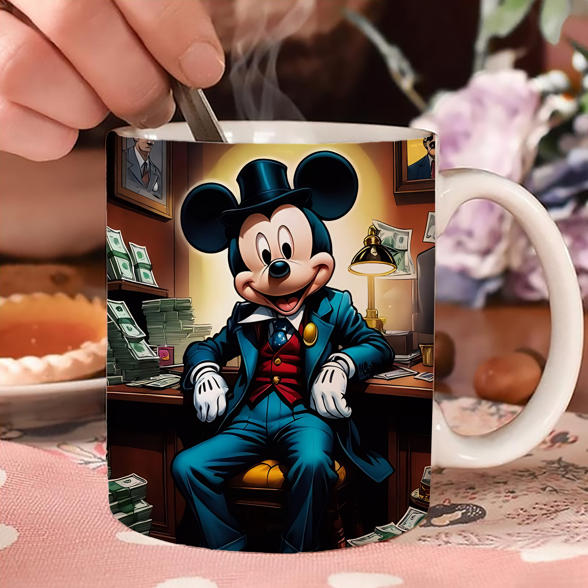 ミッキーマウス Mickey Mouse 温度変色マグカップ