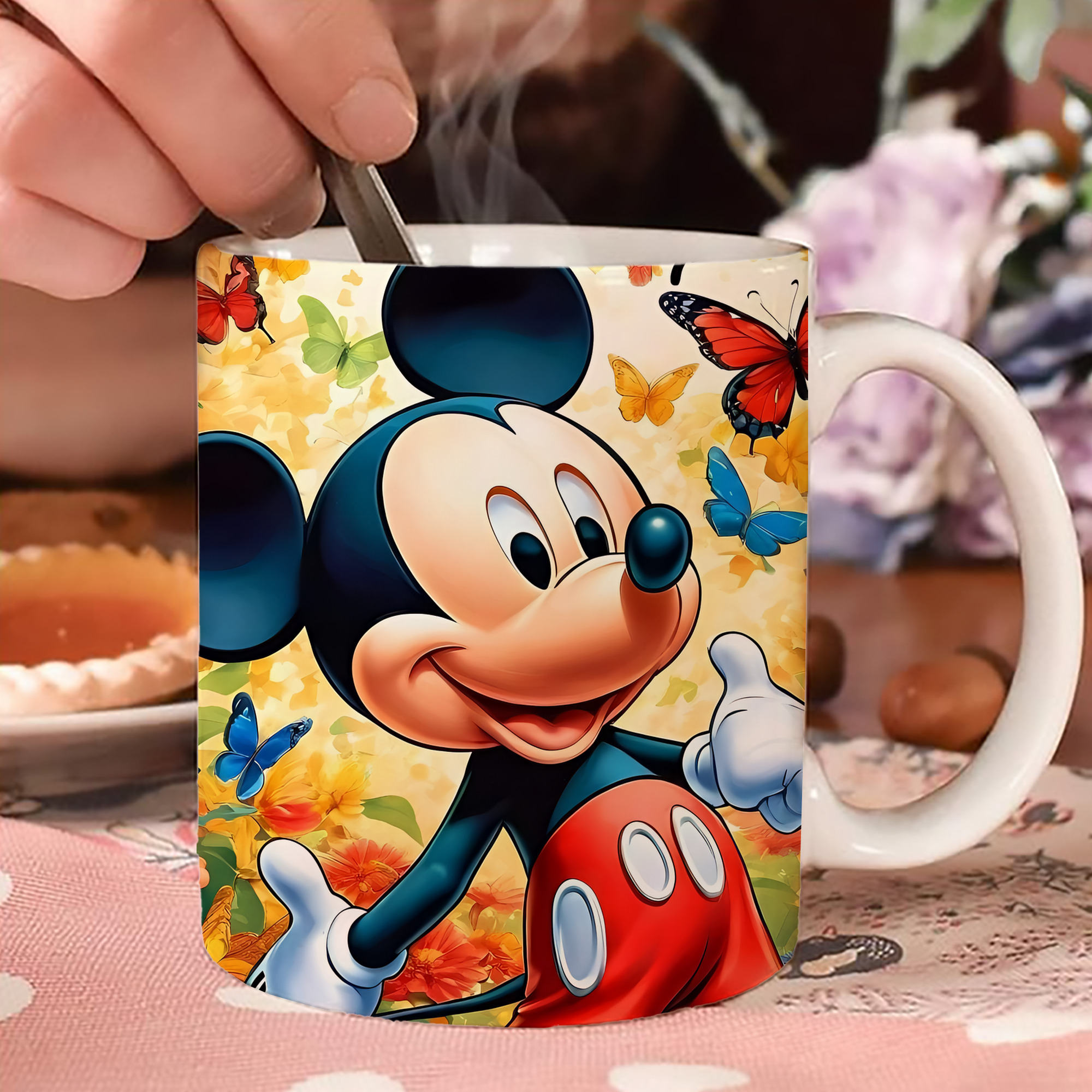 ミッキーマウス Mickey Mouse 温度変色マグカップ