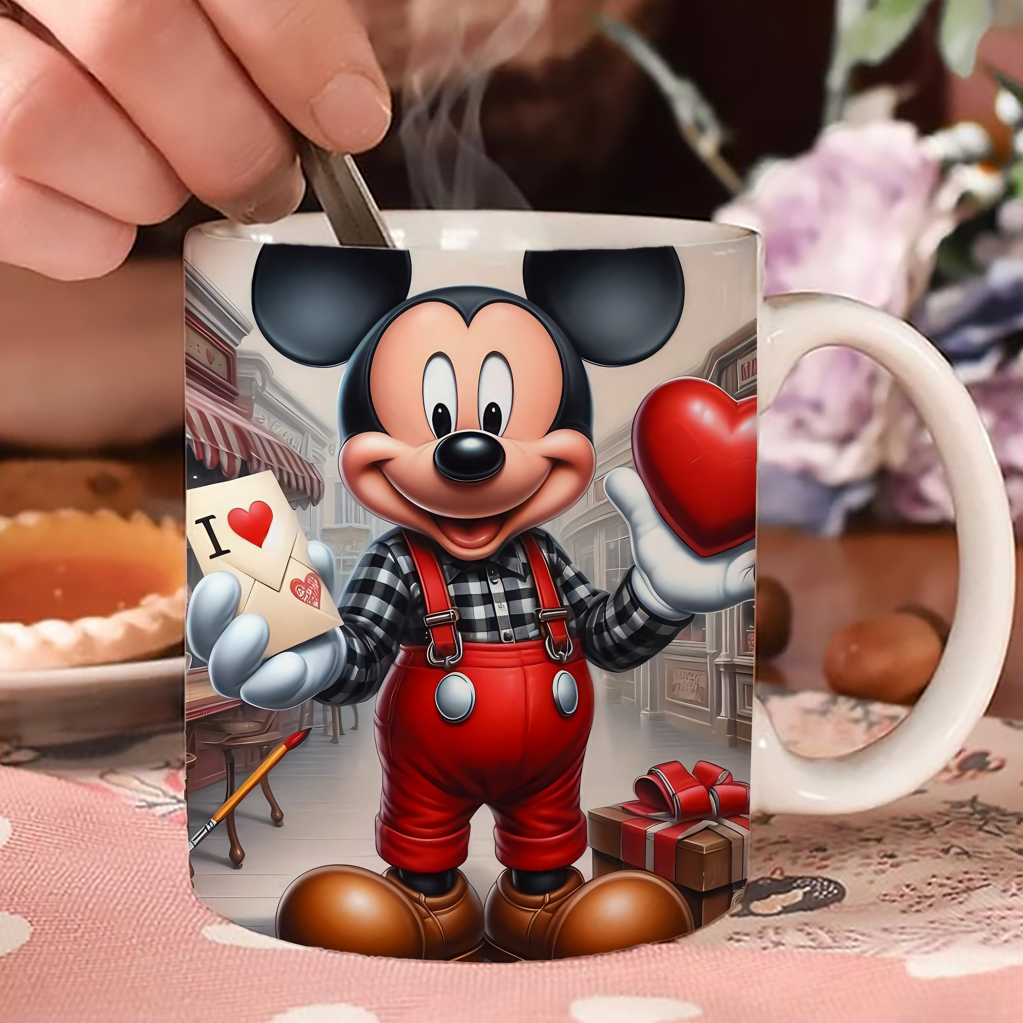 ミッキーマウス Mickey Mouse 温度変色マグカップ