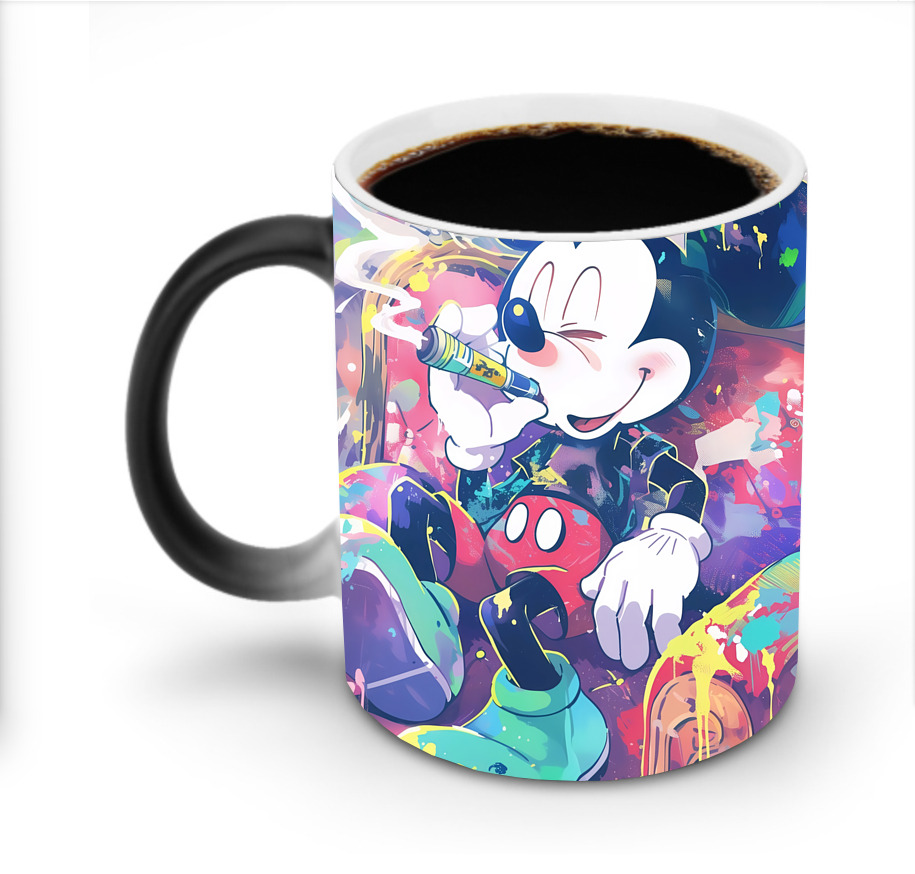 ミッキーマウス Mickey Mouse 温度変色マグカップ