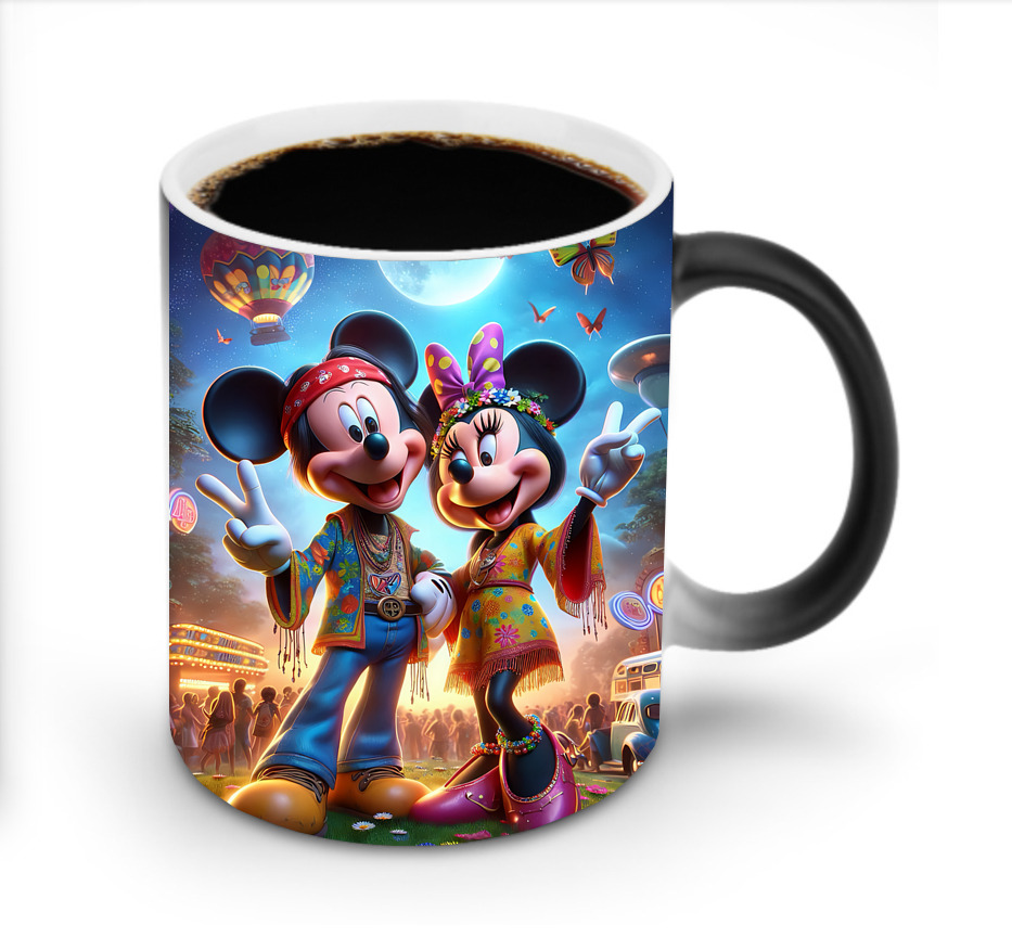 ミッキーマウス Mickey Mouse 温度変色マグカップ