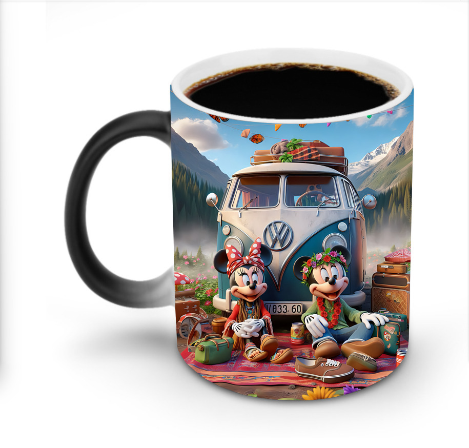 ミッキーマウス Mickey Mouse 温度変色マグカップ