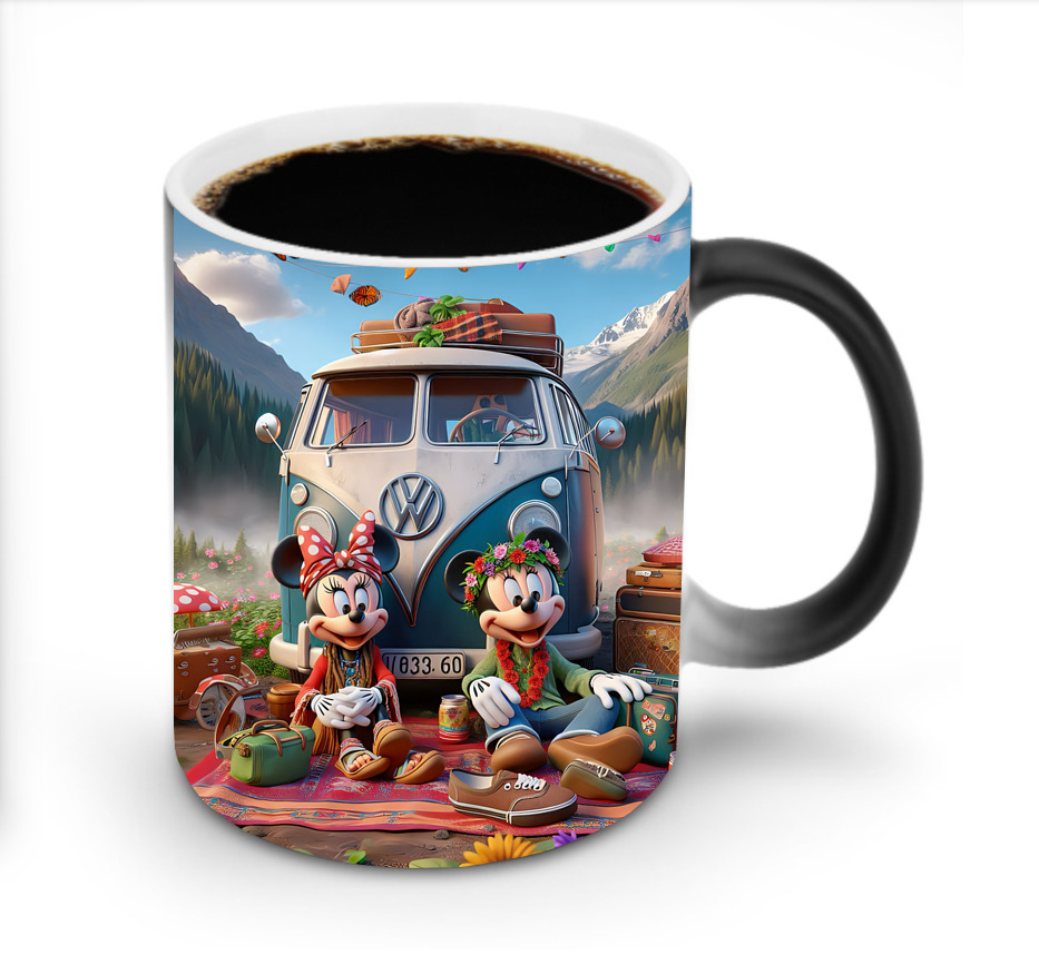 ミッキーマウス Mickey Mouse 温度変色マグカップ