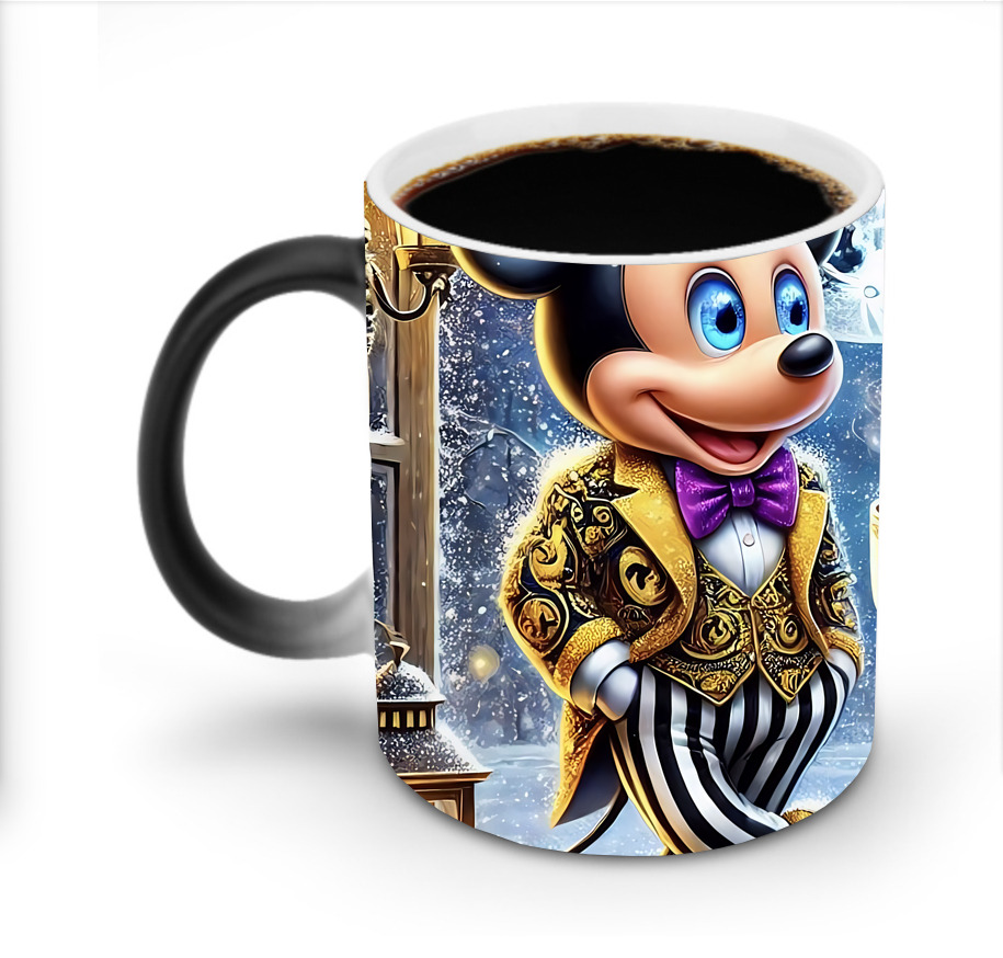 ミッキーマウス Mickey Mouse 温度変色マグカップ