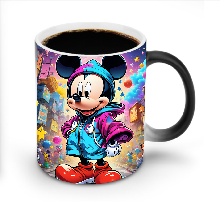 ミッキーマウス Mickey Mouse 温度変色マグカップ
