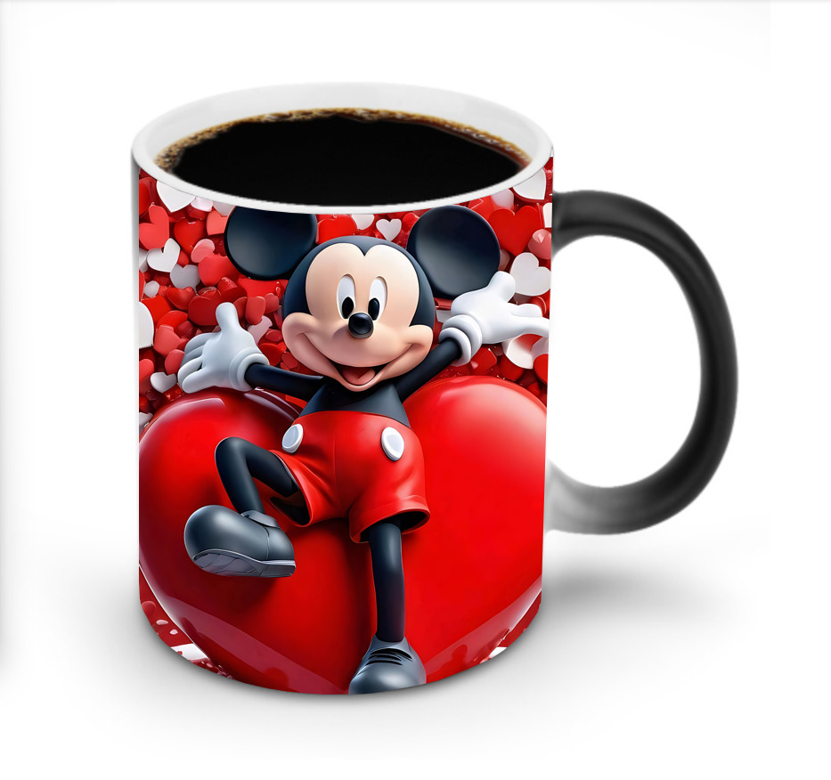 ミッキーマウス Mickey Mouse 温度変色マグカップ