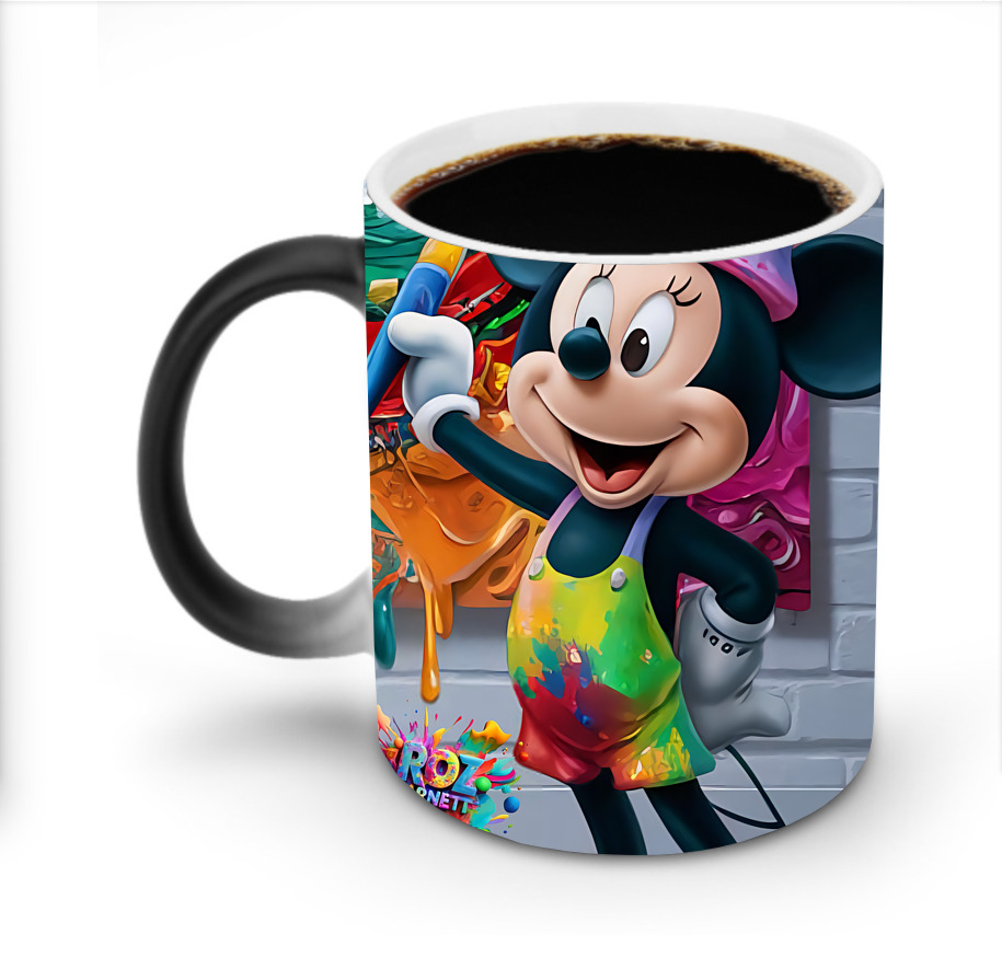 ミッキーマウス Mickey Mouse 温度変色マグカップ