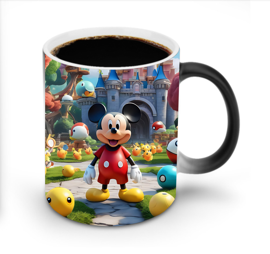 ミッキーマウス Mickey Mouse 温度変色マグカップ