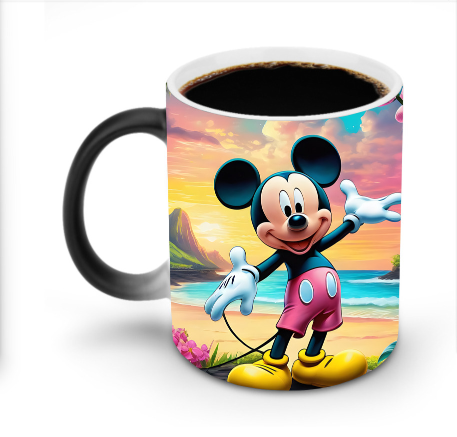 ミッキーマウス Mickey Mouse 温度変色マグカップ