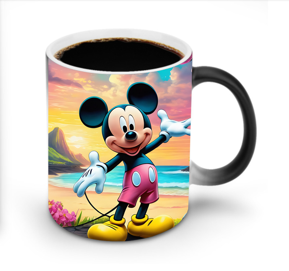 ミッキーマウス Mickey Mouse 温度変色マグカップ