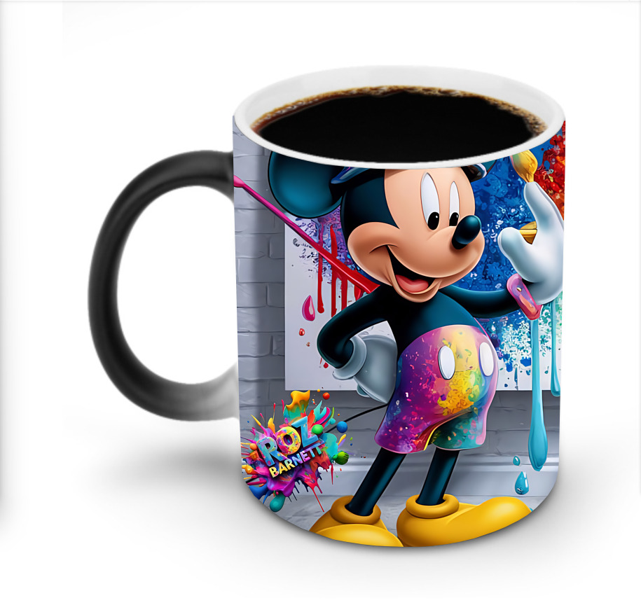 ミッキーマウス Mickey Mouse 温度変色マグカップ