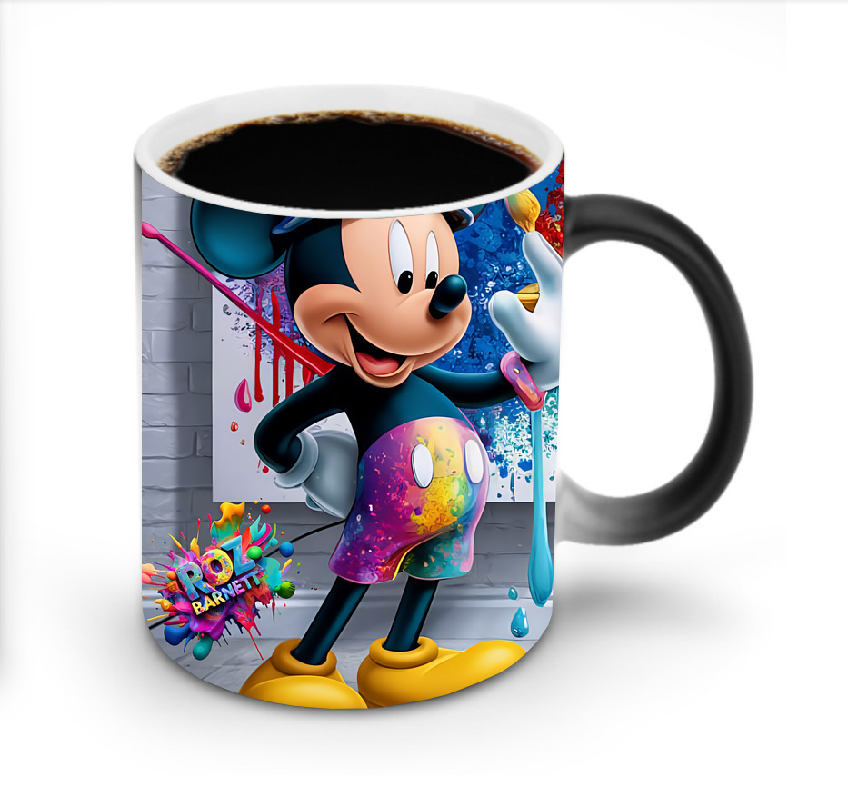 ミッキーマウス Mickey Mouse 温度変色マグカップ