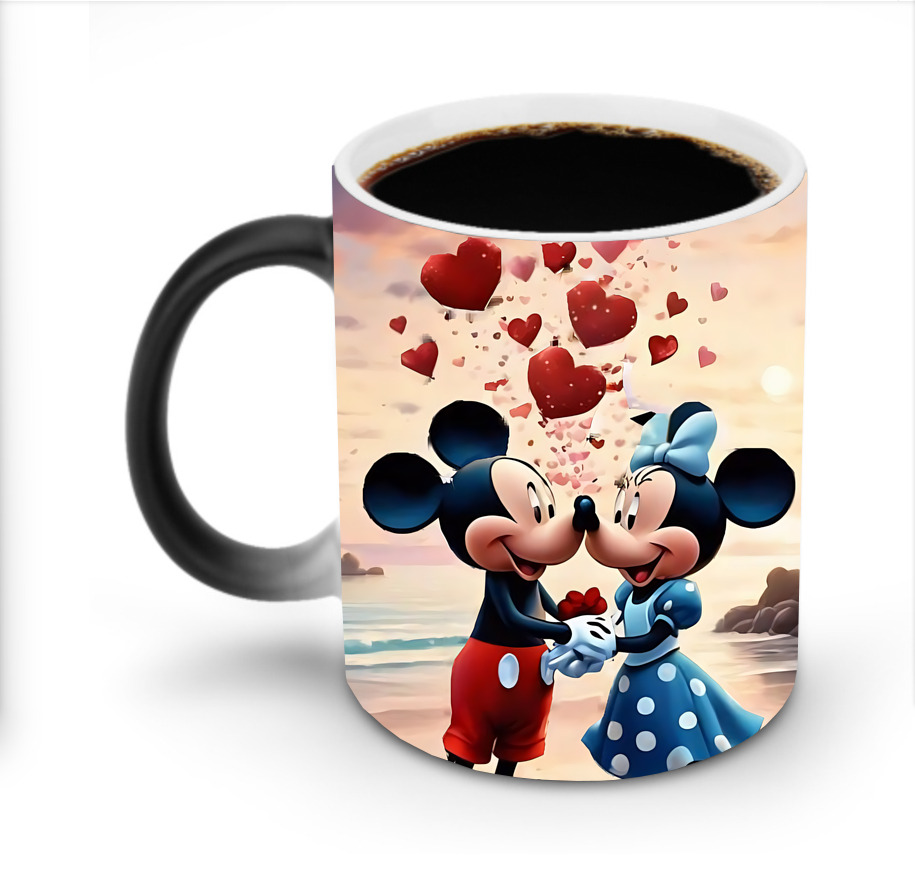 ミッキーマウス Mickey Mouse 温度変色マグカップ