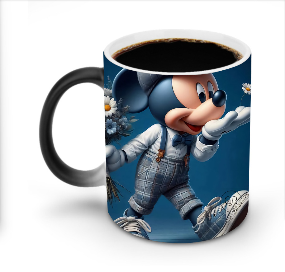 ミッキーマウス Mickey Mouse 温度変色マグカップ
