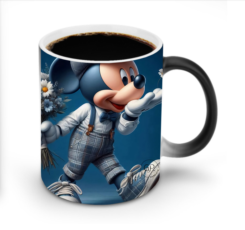 ミッキーマウス Mickey Mouse 温度変色マグカップ