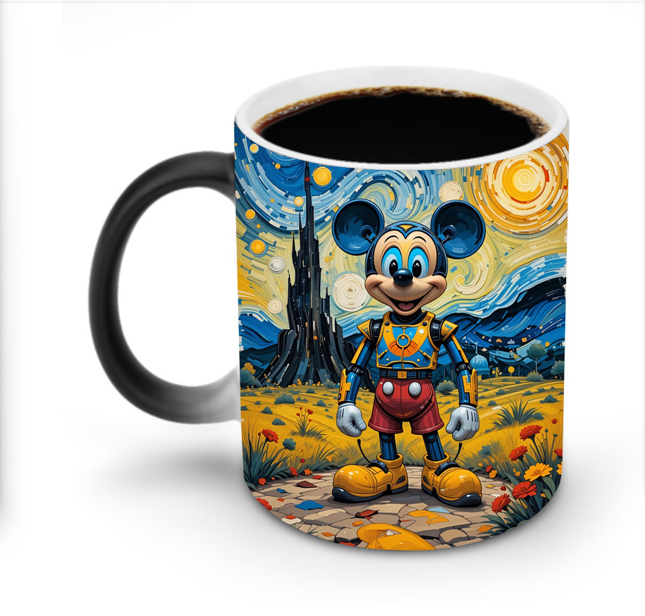 ミッキーマウス Mickey Mouse 温度変色マグカップ