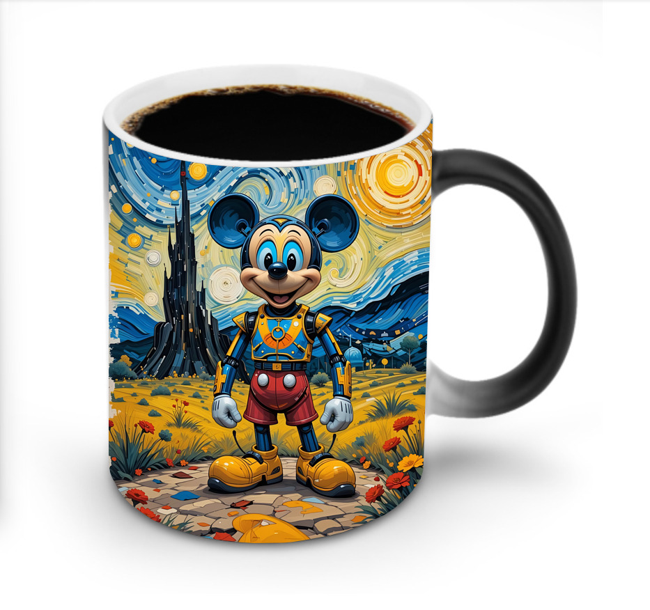 ミッキーマウス Mickey Mouse 温度変色マグカップ
