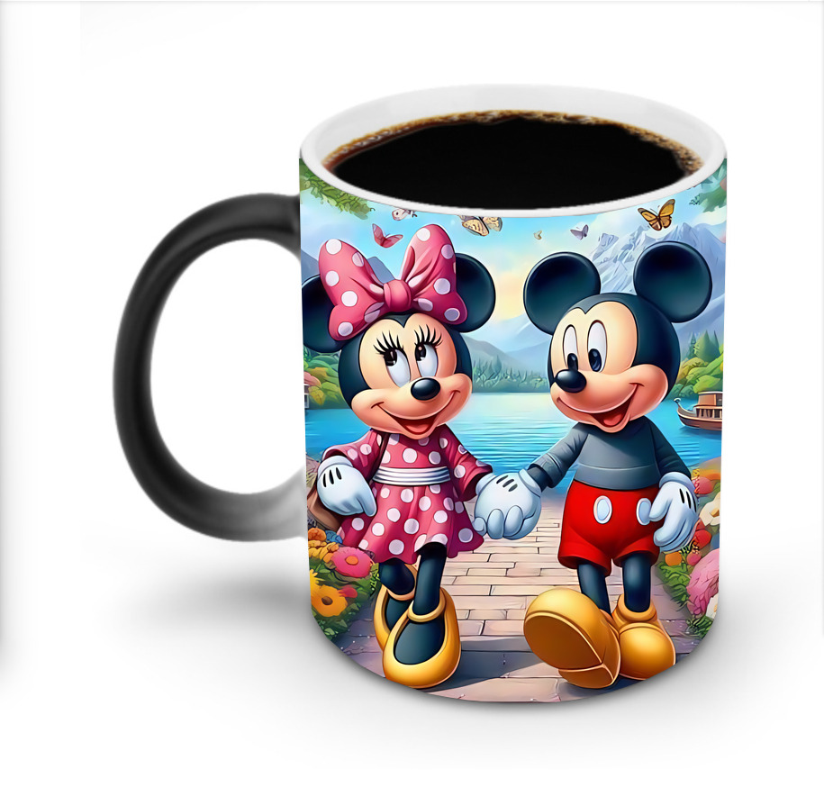ミッキーマウス Mickey Mouse 温度変色マグカップ